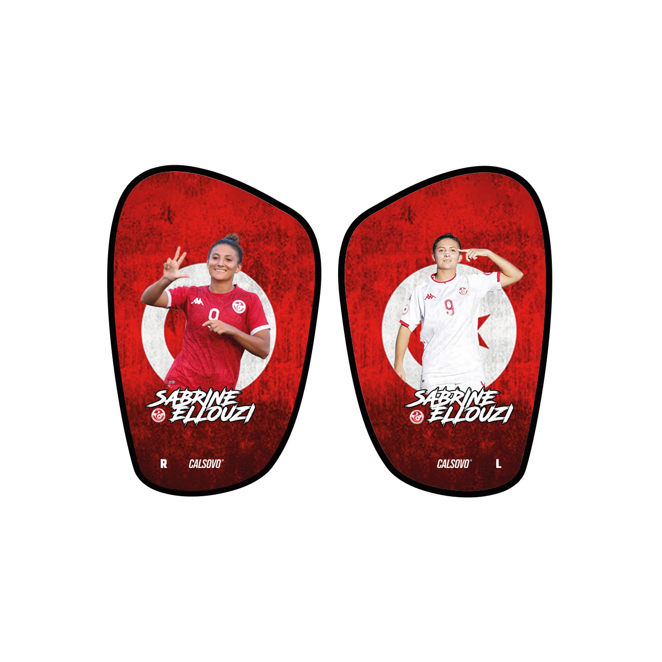 Football Shin Guards Sabrine Ellouzi – CALSOVO